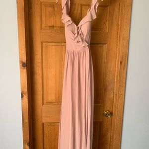 Revelry Bridesmaid Dress Rose Quartz.